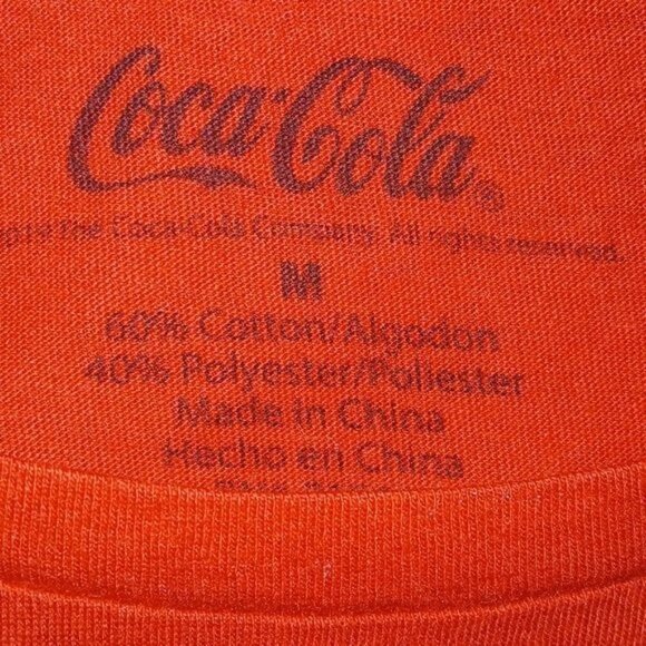 Coca-Cola Red Logo Crewneck Crop Top - Picture 3 of 3